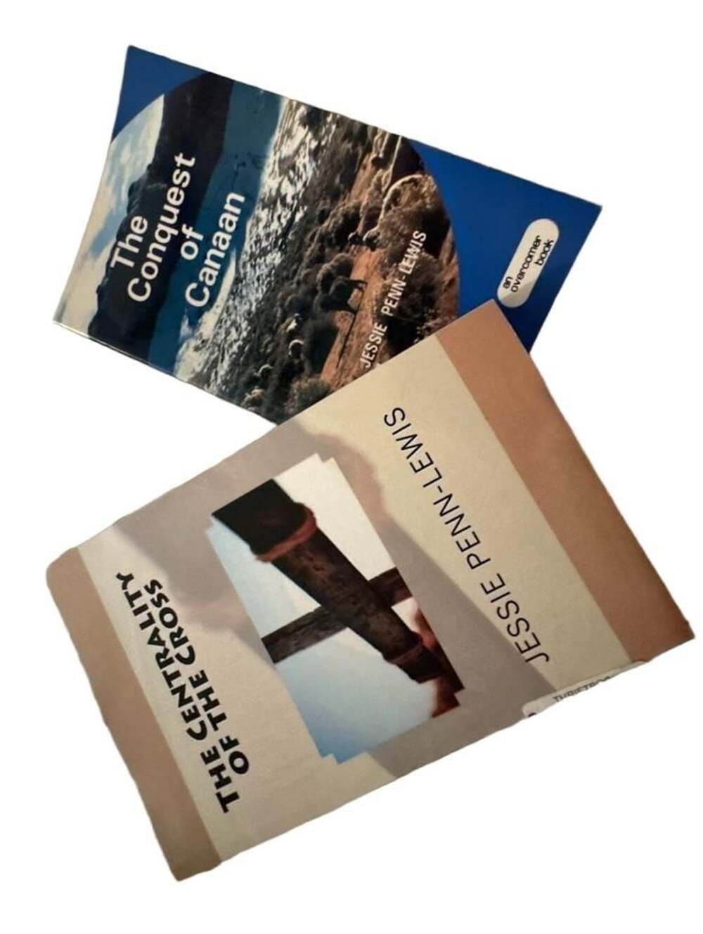 Jessie Penn-Lewis Christian Book Lot of 2 The Centrality of Cross & Conquest of